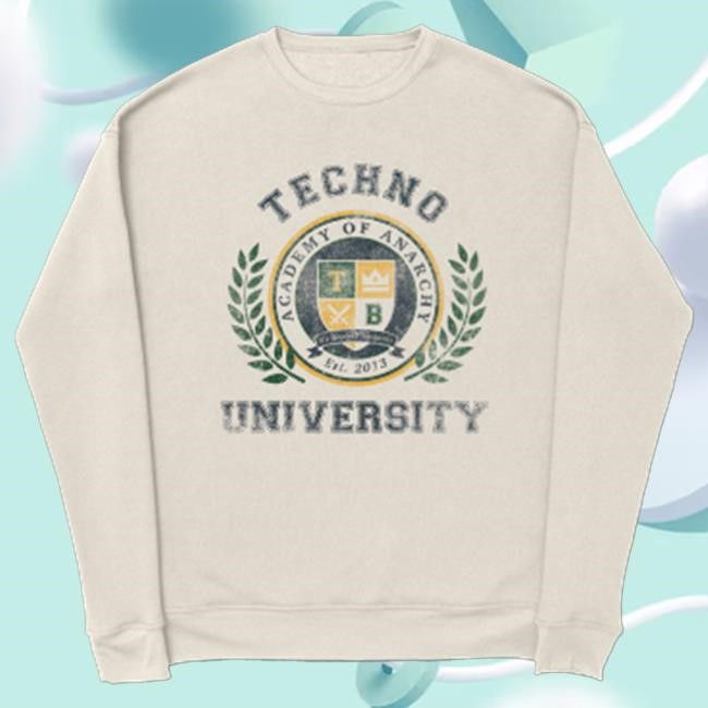 Official Technoblade Merch Store The Academy Of Anarchy Pullover Sweatshirt