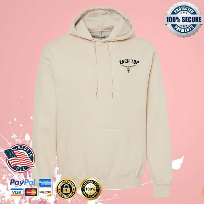 Official Zach Top Merch Store Shop Zach Top 2025 Natural Tour Hood ZachTop