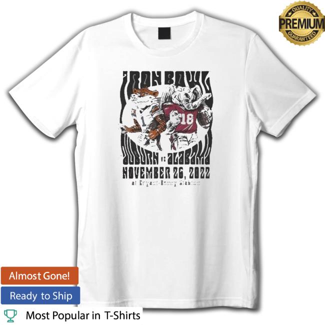 Auburn Tigers Vs Alabama Crimson Tide Iron Bowl 2022 Shirt