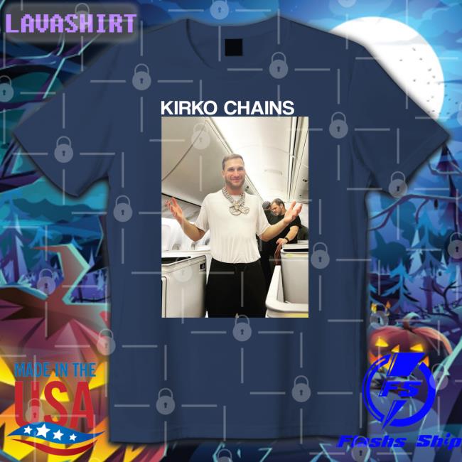 Barstool Sports Store Kirk Cousins Kirko Chains Sweatshirt Kirk Cousins Kirko Chains Tee