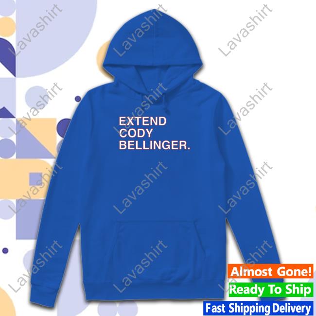 Obvious Shirts Extend Cody Bellinger Hooded Sweatshirt