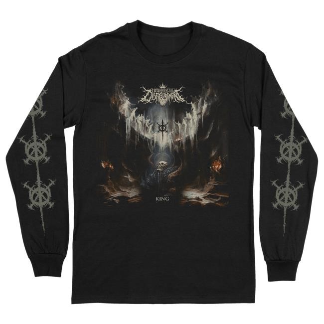 Official Immortal Disfigurement Merch Immortal Disfigurement "KING" Long Sleeve Tee Shirt