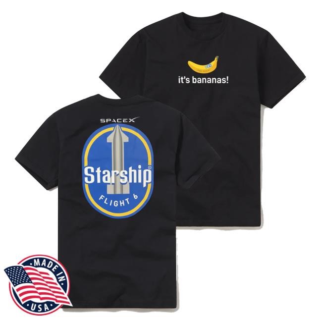 Unisex Starship Flight 6 New T-Shirt SpaceX Merch