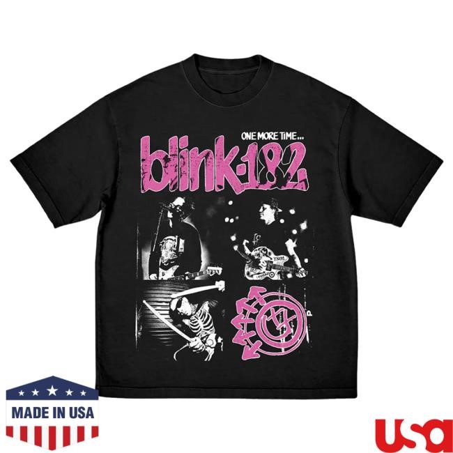 Blink 182 Merch Blink-182 One More Time Photo Tees