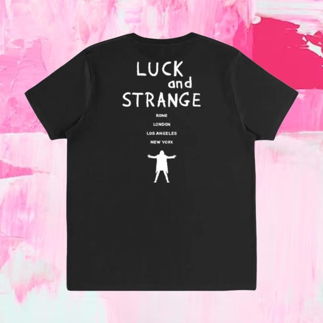 David Gilmour Luck and Strange Double Sided Tour Short Sleeve Tee
