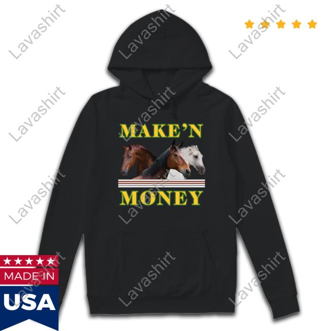 Official Matt Brandl Absol Mega64 Merch Make'n Money Horses Tee