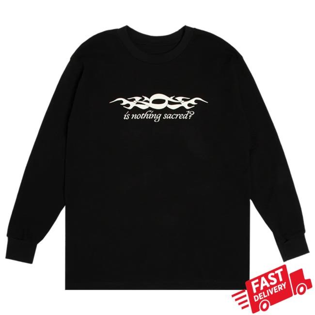 Official Jeremy Zucker Merch Store Is Nothing Sacred? Waffle Knit LS - Jeremy Zucker