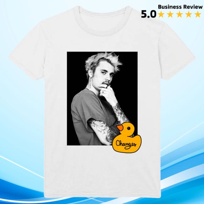 Official Justin Bieber Merch Store Shop Justin Bieber Changes Duck + Bear Photo Attractive Shirt JustinBieber Apparel Clothing