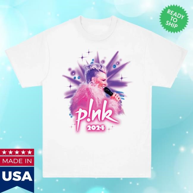 Official P!Nk Alecia Beth Moore Airbrushed 2024 Tour Shirt