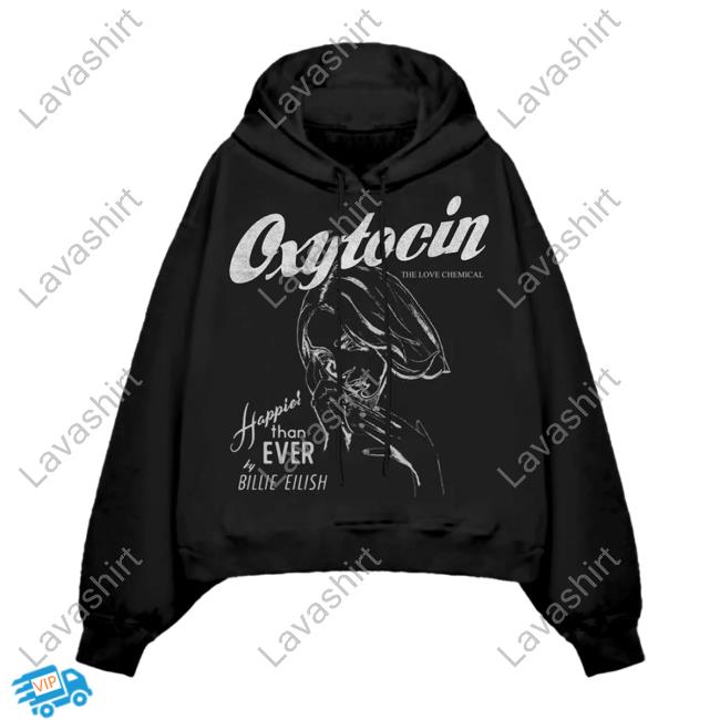 Official Billie Eilish Clothing Shop Store Oxytocin The Love Chemical Happie Than Ever Crewneck Billieeilish Merch