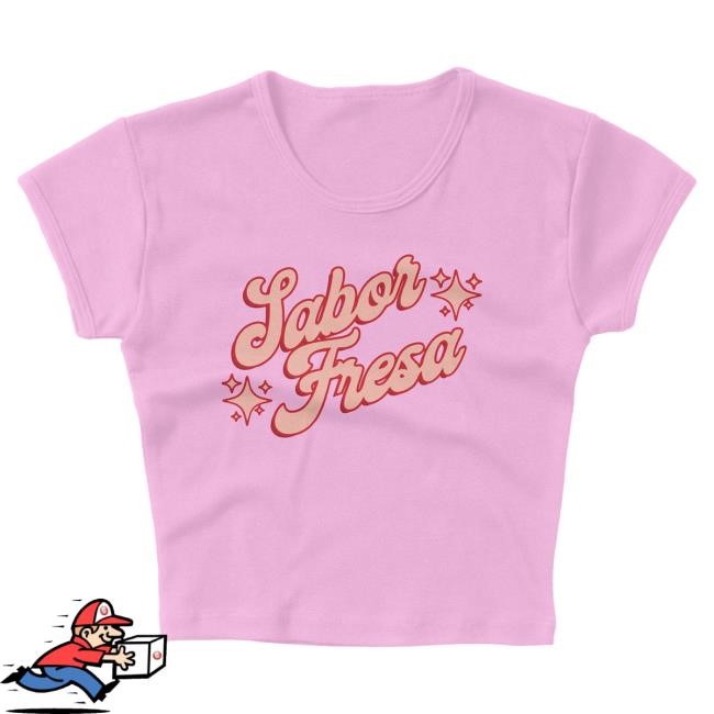 Fuerza Regida Script Fresa - Pink Baby T Shirt | Fuerza Regida Merch Store Official