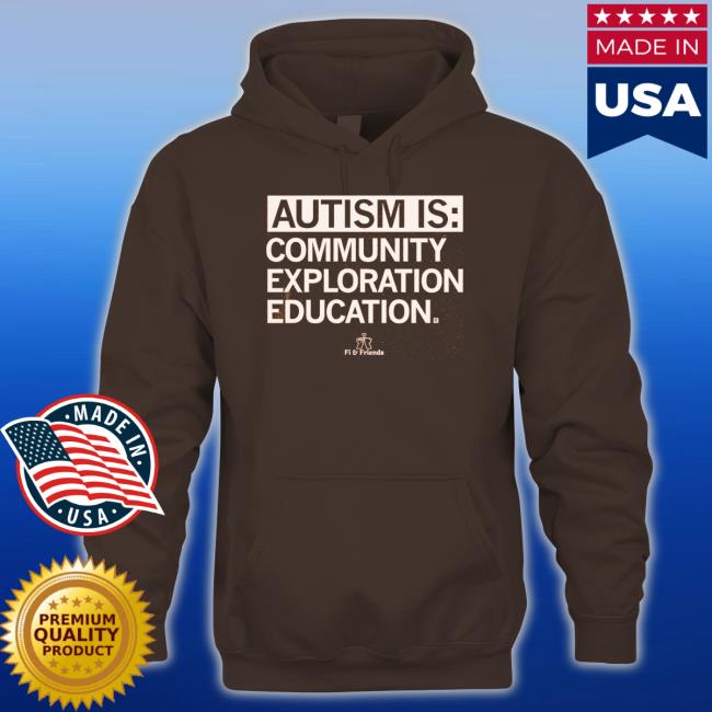 Official Raygun Mech Fi & Friends Autism Is Community Exploration Education Shirt
