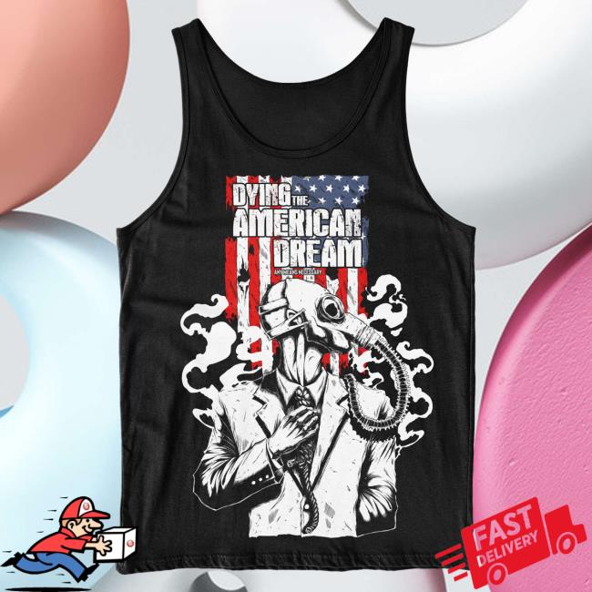 Official Any Means Necessary Clothing Dying the American Dream Tank Top Black T Shirt