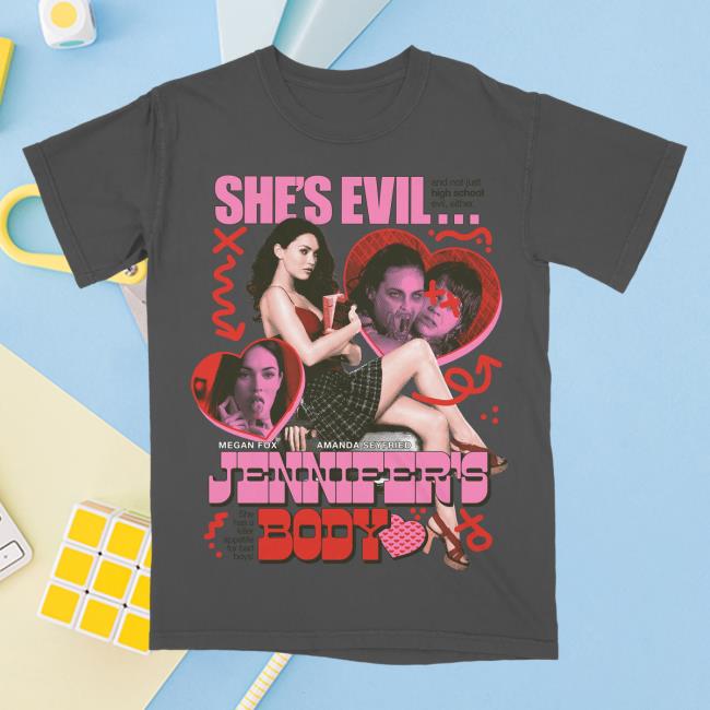 Official Studiohouse Designs Jennifer's Body T-Shirts Grey