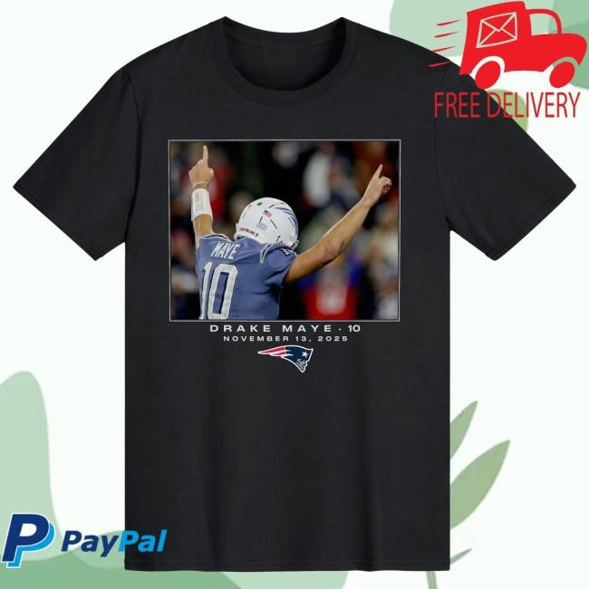 New England Patriots NFL Football NFL Drake Maye Big Tall Tee