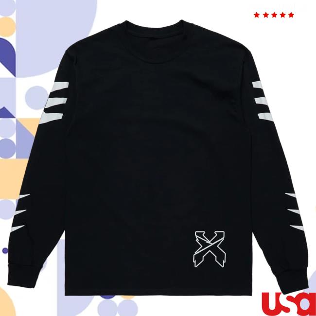 Official Excision Merch Fragments Long Sleeve Tees (Black)