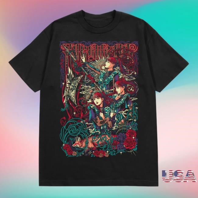 Baby Metal Official Merch Store Metal March Retro Shirt