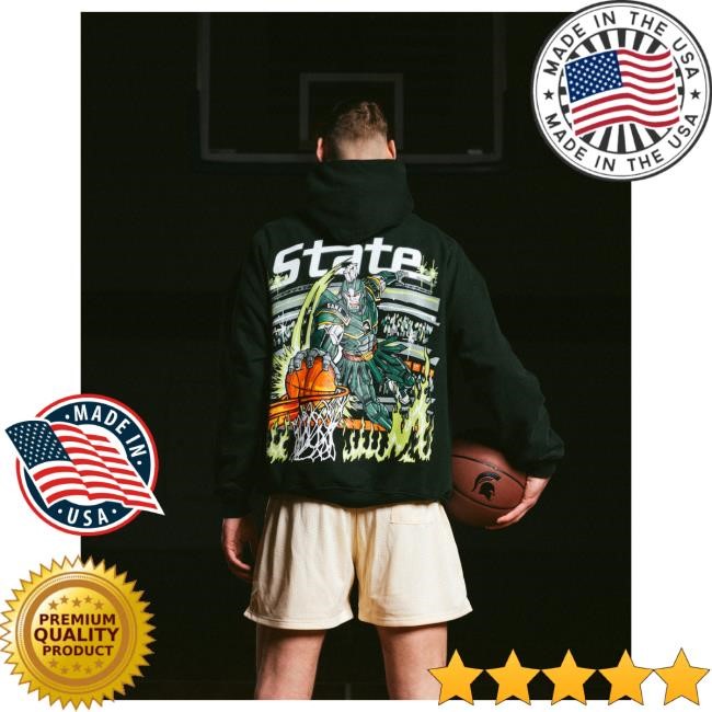 Victory Season MSU Court Gladiator Hoodie Green Sana Detroit