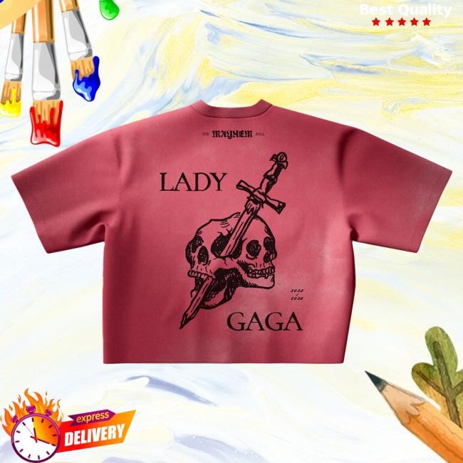 Lady Gaga Skull New Shirt | Lady Gaga Merch Store Shop Official