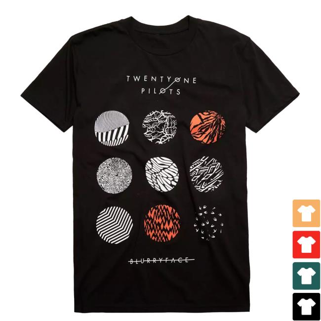 Official Twenty One Pilots Blurryface Hot Shirt
