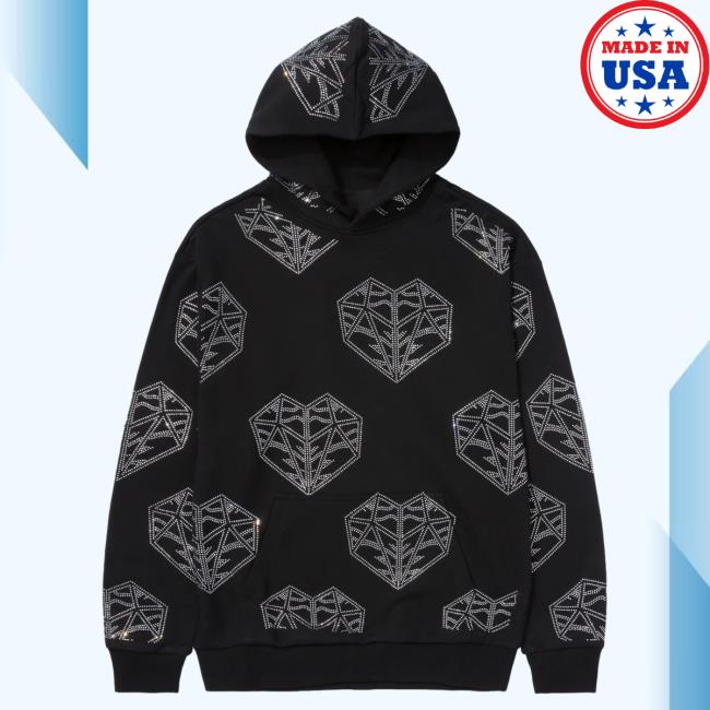 Official Overtime Tv Merch Store Apparel Clothing Shop Over Time Cold Hearts Rhinestone Hoodies