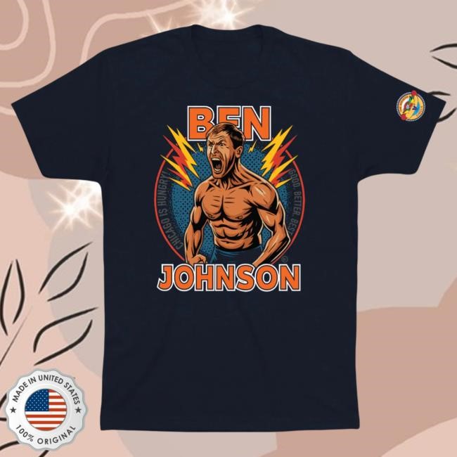 Ben Johnson Shirtless Tee by Obvious Shirts | Buy Official Clark Street Sports