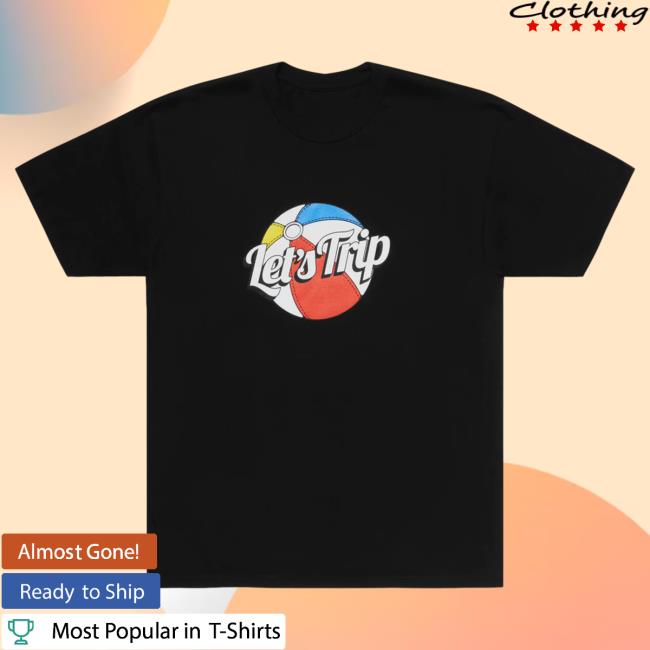 Official Sturniolo Triplets Merch Let's Trip Beach Ball Long Sleeve Black SturnioloTriplets Clothing Shop Sturnioloclothing