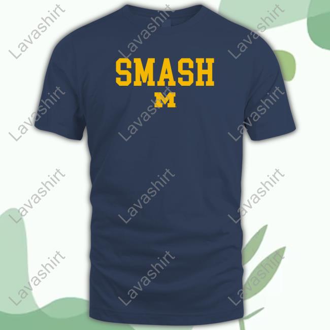 Official Michigan Football Smash Tee Shirt