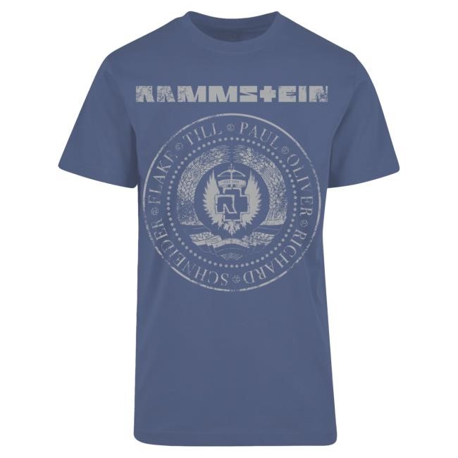 Official Rammstein Merch Store Rammstein New Shirt ”EST. 1994” Vintageblue