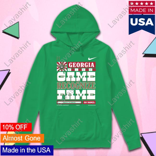 Georgia Bulldogs Game Recognize Fame Shirt