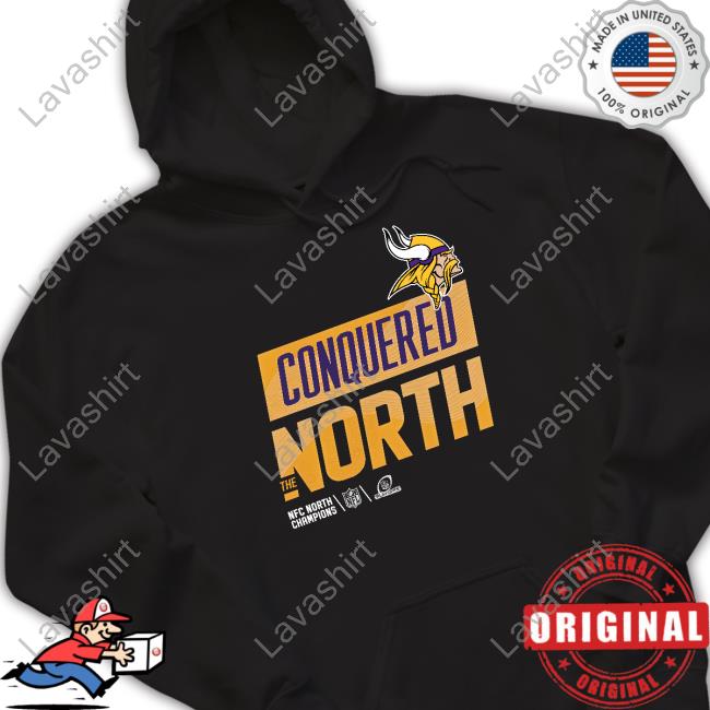 Minnesota Vikings Conquered The North Tee Nfc North Champs