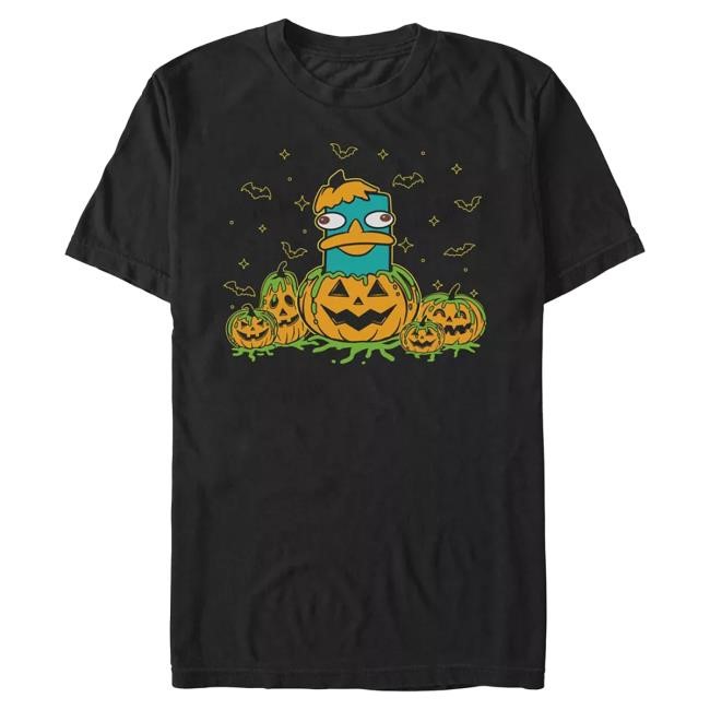 Official Disney Shop Perry The Platypus Halloween New Shirt for Adults – Phineas and Ferb