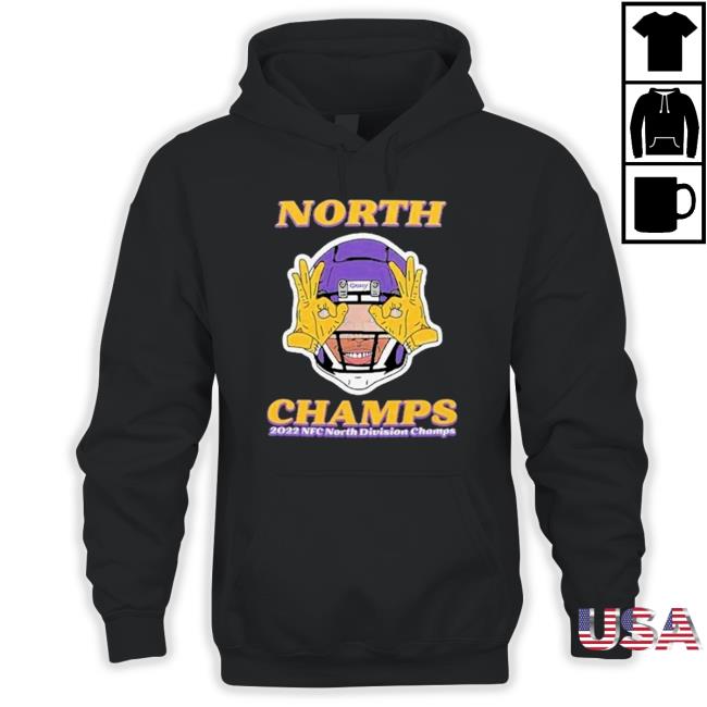 Official Minnesota Vikings North Champs 2022 NC North Division Champs Shirts Official Minnesota Vikings North Champs 2022 NC North Division Champs Tee