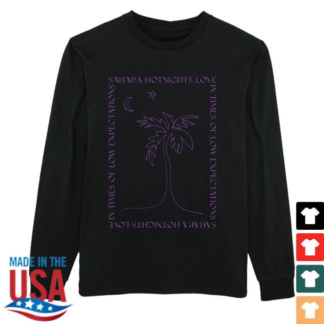 Official Sahara Hotnights Merch Sahara Hotnights Palm Black Tee