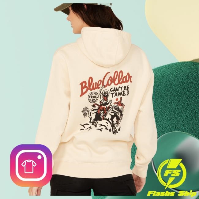 Troll Co Women's Can't Be Tamed Graphic Sweatshirt Hoodie
