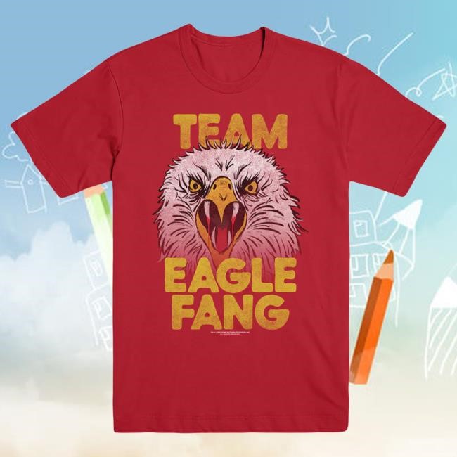 Official Cobra Kai Merch Team Eagle Fang Unisex Red T-Shirt