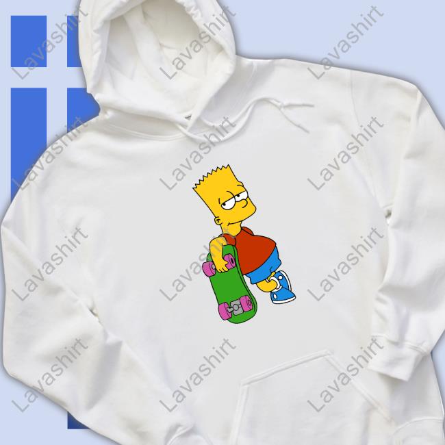Nicole.N Bart Simpson Skis Shirt Hillarnicks Bart Simpson Skis Shirts