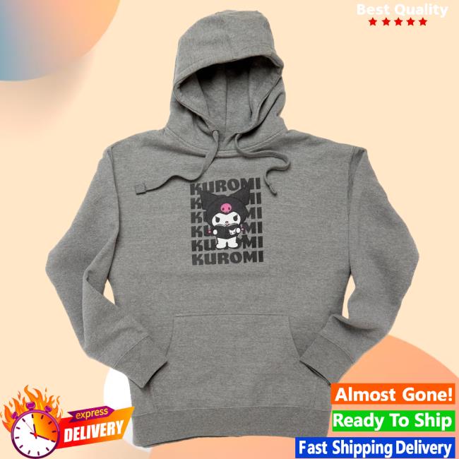 Official Sanrio Apparel Clothing Kuromi Merch Kuromi Watashi Wa Unisex Pullover Sweatshirt Sanrio Shop Store