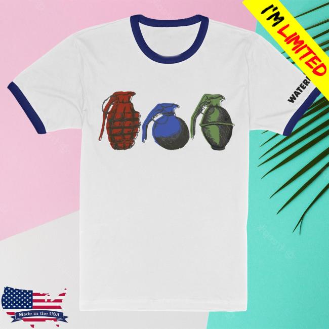 Official Waterparks Store Merch Grenades Ringer Double Dare Tee