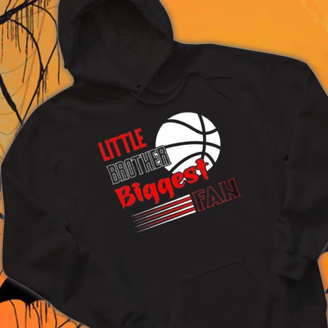 Baseball Little Brother Biggest Fan Tee Shirt