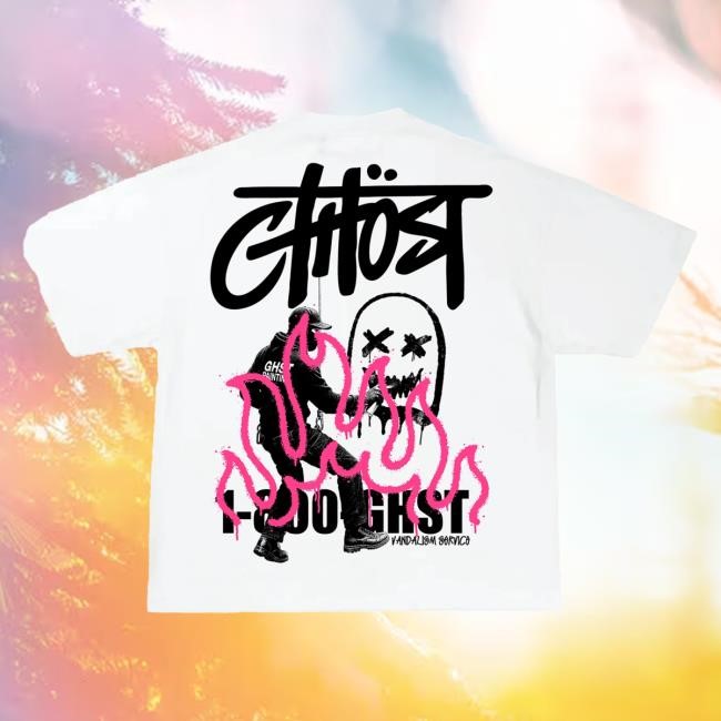 Official Ghost Racing 1-800-Ghst Shirt - White