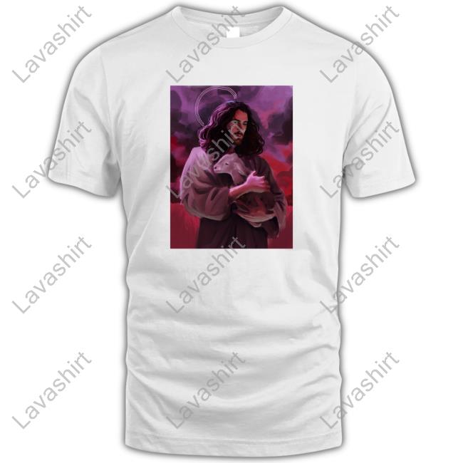 Official Uiscefhuaraithe Hozier Like Jesus Holding A Lamb Tee