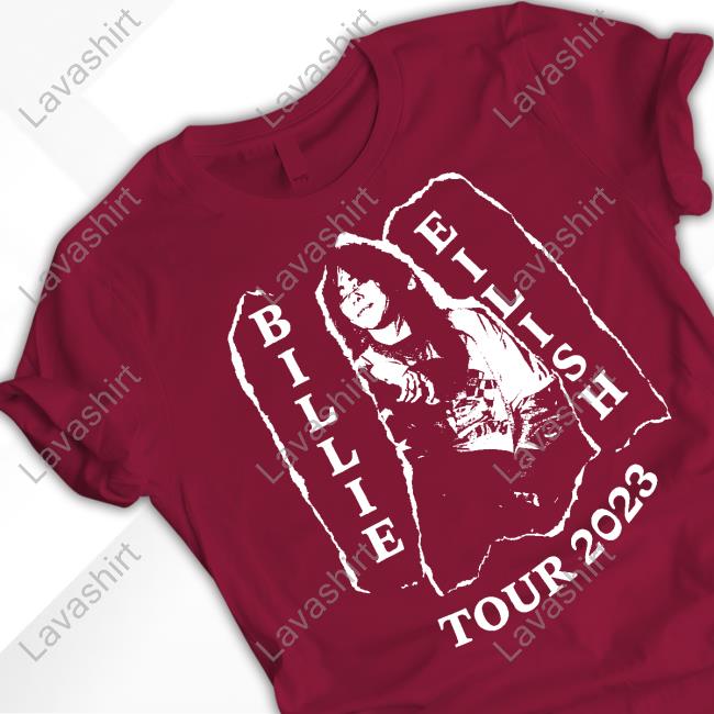 Official Billie Eilish Billie Live Black Tour Shirt