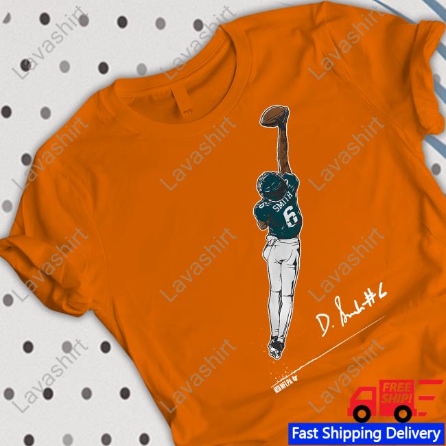 Breakingt Merch Devonta Smith One Hand Shirt Philadelphia Eagles