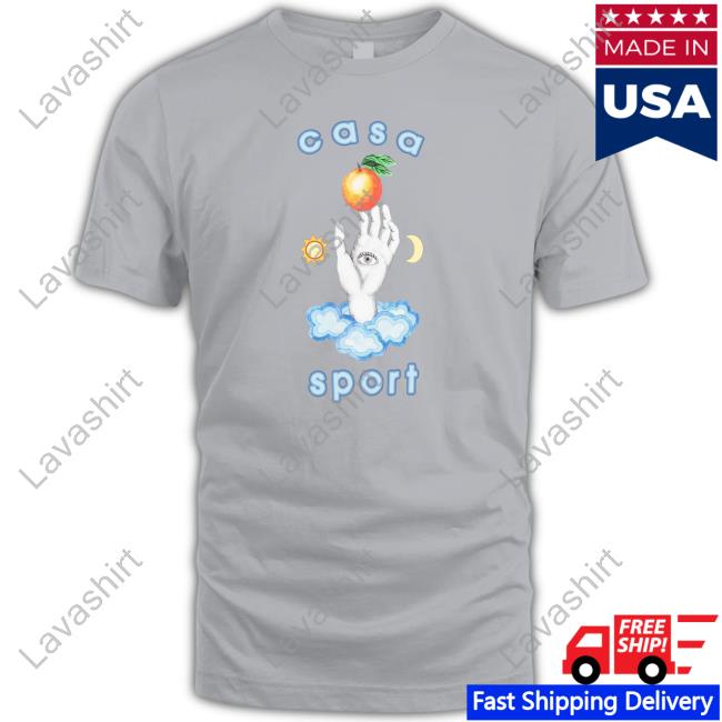 Casablanca Sport TShirts Official Casablanca Sport White Shirt
