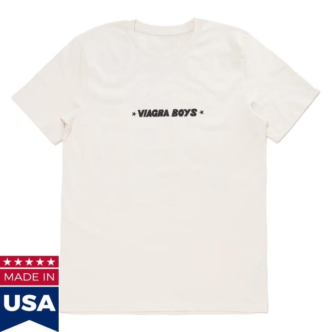 Official Viagra Boys Merch Viagr Aboys Consistency Of Energy Shirts (Vintage White)