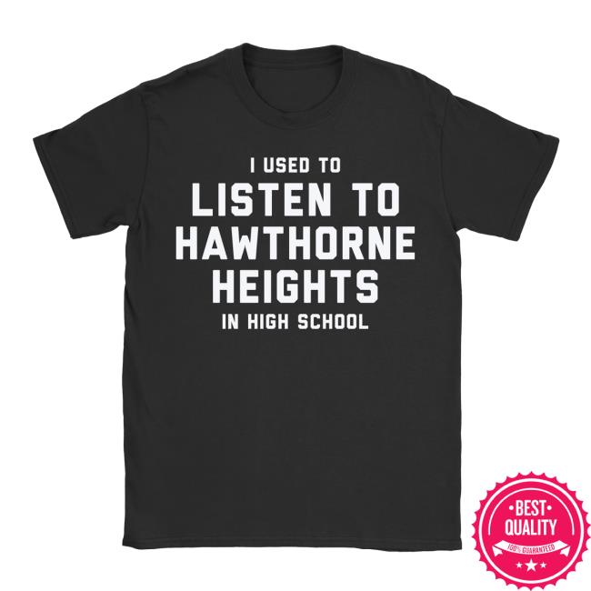 Official Hawthorne Heights Merch High School Shirts