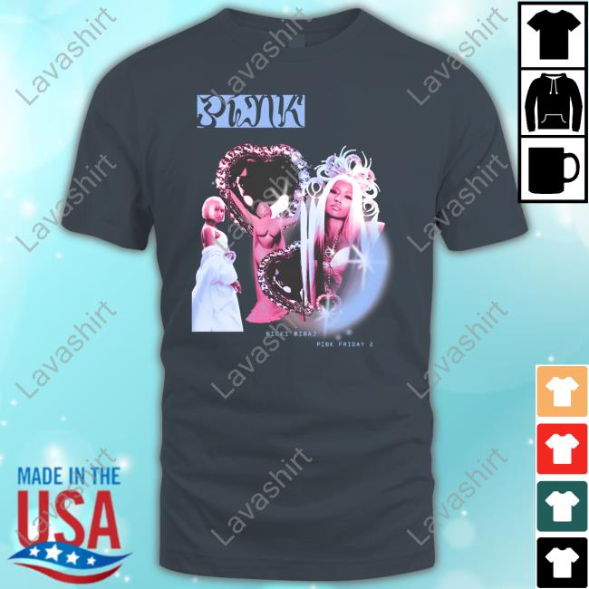 Pink Friday 2 Nicki Minaj Merch Cotton Candy Collage Tee