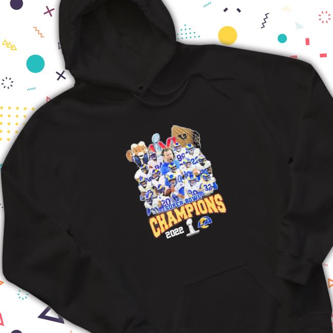 Official Los Angeles Rams Super Bowl Champions 2022 T-Shirt