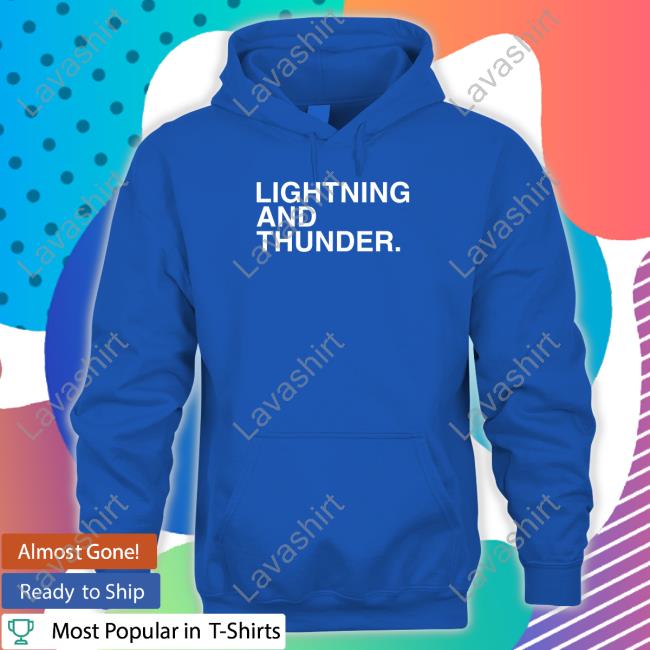 Obvious Shirts Lightning And Thunder TankTop